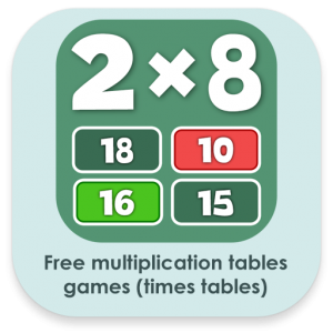 icon free multiplication tables games - times tables - android game
